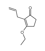 2-allyl-3-ethoxy-2-cyclopentenone Structure