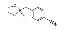 Phosphorsure, [4-cyanophenyl)methyl]-, Dimethylester Structure
