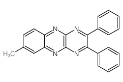 7-methyl-2,3-diphenylpyrazino[2,3-b]quinoxaline结构式