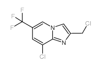 8-CHLORO-2-CHLOROMETHYL-6-TRIFLUOROMETHYL-IMIDAZO[1,2-A]PYRIDINE structure