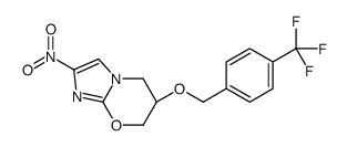 (6R)-2-nitro-6-[[4-(trifluoromethyl)phenyl]methoxy]-6,7-dihydro-5H-imidazo[2,1-b][1,3]oxazine Structure