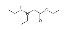 ethyl 1,2-diethylhydrazinoacetate结构式