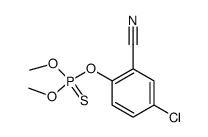 O,O-Dimethyl-O-<4-chlor-2-cyan-phenyl>-thiophosphorsaeure结构式