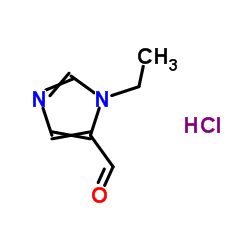 1-Ethyl-1H-imidazole-5-carbaldehyde hydrochloride Structure