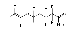 Perfluor-6-oxa-7-octensaeure-amid Structure