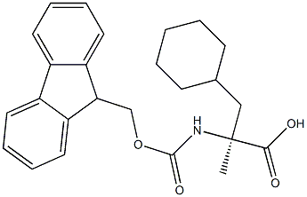 (S)-N-Fmoc-α-Methylcyclohexylalanine structure