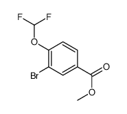 Methyl 3-bromo-4-(difluoromethoxy)benzoate structure