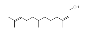 (Z)-3,7,11-Trimethyl-2,10-dodecadien-1-ol Structure