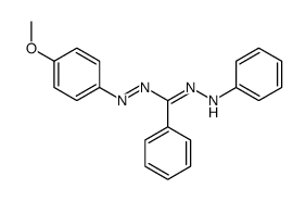 N'-anilino-N-(4-methoxyphenyl)iminobenzenecarboximidamide结构式