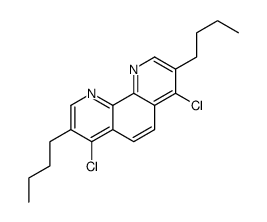 3,8-dibutyl-4,7-dichloro-1,10-phenanthroline结构式