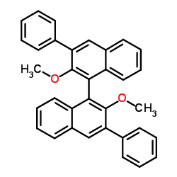 2,2'-Dimethoxy-3,3'-diphenyl-1,1'-binaphthalene Structure