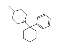 1-(1-phenylcyclohexyl)-4-methylpiperidine结构式
