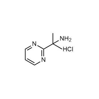 2-嘧啶-2-基丙-2-胺;盐酸盐结构式