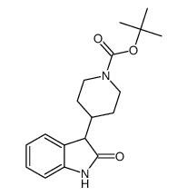 Tert-Butyl 4-(2-Oxoindolin-3-Yl)Piperidine-1-Carboxylate Structure