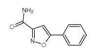 5-PHENYL-3-ISOXAZOLECARBOXAMIDE Structure