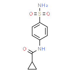 N-(4-Sulfamoylphenyl)cyclopropanecarboxamide结构式