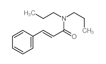 2-Propenamide,3-phenyl-N,N-dipropyl- Structure