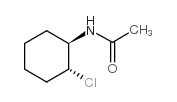 trans-1-chloro-2-acetamido cyclohexane Structure