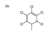 antimony,1,3,4,5,6-pentachloro-2-methyl-2H-pyridine Structure