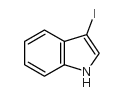3-碘代-1H-吲哚结构式