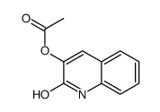 (2-oxo-1H-quinolin-3-yl) acetate Structure