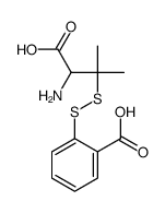 2-[(1-amino-1-carboxy-2-methylpropan-2-yl)disulfanyl]benzoic acid结构式