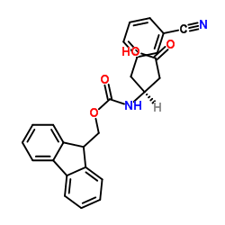 (S)-3-((((9H-芴-9-基)甲氧基)羰基)氨基)-4-(3-氰基苯基)丁酸图片