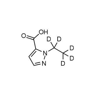 1-Ethyl-1H-pyrazole-5-carboxylicacid-d5 Structure