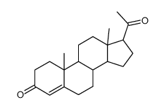 9beta,10alpha-pregn-4-ene-3,20-dione结构式