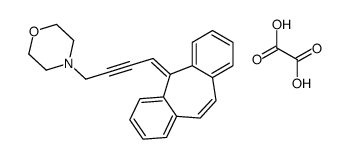 4-[4-(dibenzo[1,2-a:1',2'-e][7]annulen-11-ylidene)but-2-ynyl]morpholine,oxalic acid结构式