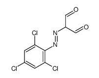2-[(2,4,6-trichlorophenyl)diazenyl]propanedial Structure