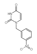 2,4(1H,3H)-Pyrimidinedione,1-[(3-nitrophenyl)methyl]- picture