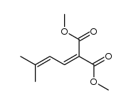 dimethyl prenylidenemalonate Structure