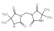 2,4-Imidazolidinedione,3,3'-methylenebis[5,5-dimethyl- Structure
