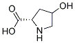 (2S)-4-hydroxypyrrolidine-2-carboxylic acid结构式