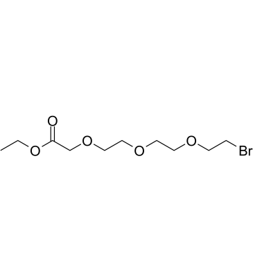 Br-PEG3-ethyl acetate结构式