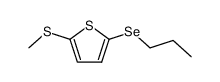 2-(Methylthio)-5-(propylseleno)thiophene structure
