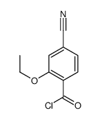 Benzoyl chloride, 4-cyano-2-ethoxy- (9CI) Structure