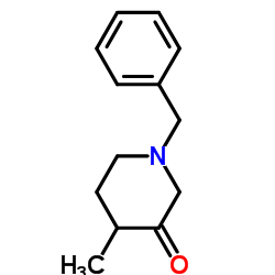 1-Benzyl-4-methyl-3-piperidinone Structure