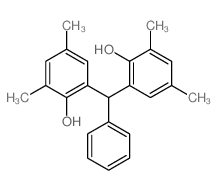 Phenol,2,2'-(phenylmethylene)bis[4,6-dimethyl- structure