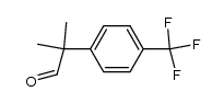 2-methyl-2-(4-trifluoromethylphenyl)propanaldehyde Structure