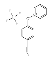 tetrafluoro-l4-borane, 1-(4-cyanophenoxy)pyridin-1-ium salt结构式