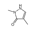 2,4-dimethyl-1H-pyrazol-3-one Structure