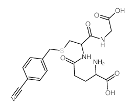 Glycine, L-g-glutamyl-S-[(4-cyanophenyl)methyl]-L-cysteinyl-(9CI) picture