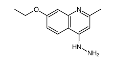 Quinoline, 7-ethoxy-4-hydrazino-2-methyl- (9CI) picture