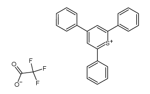 2,4,6-Triphenylthiapyrylium trifluoroacetate结构式