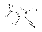 5-AMINO-4-CYANO-3-METHYL-2-THIOPHENECARBOXAMIDE Structure