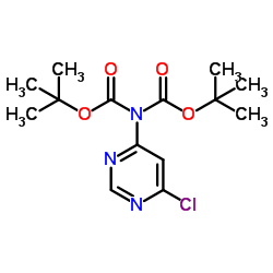 N,N-二-BOC-2-氨基-6-氯嘧啶图片