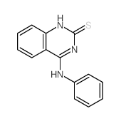 2(1H)-Quinazolinethione,4-(phenylamino)-结构式