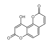 4-hydroxy-2,6-dioxo-2H,6H-pyrano[2,3-f]benzopyran Structure